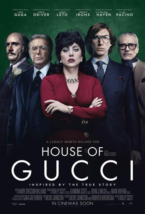 house of gucci gold derby|House of Gucci movie.